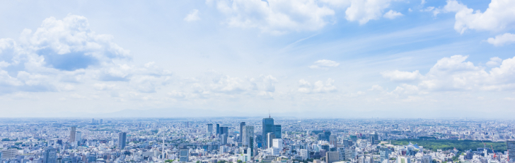 高層ビル群画像