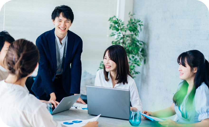 リモートワークの様子